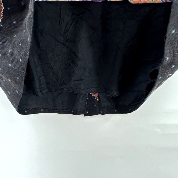 Edme Esyllte Antropologie Womens Pencil Skirt Corduroy Paisley Multicolor 6 - Picture 6 of 9